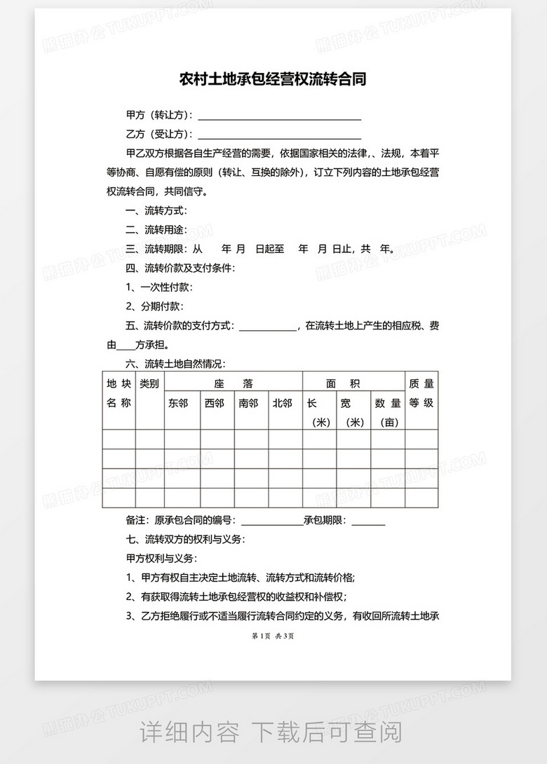 最新農(nóng)村土地承包合同趨勢(shì)、內(nèi)容及其影響分析概覽